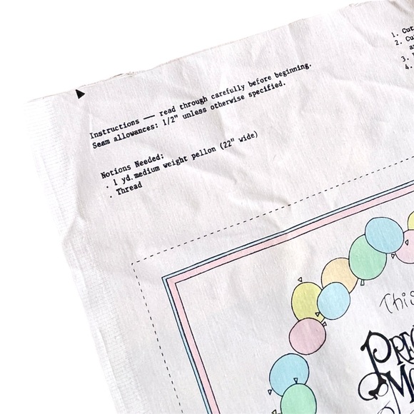 RARE Vintage Precious Moments Fabric Book Panel - Picture 5 of 8